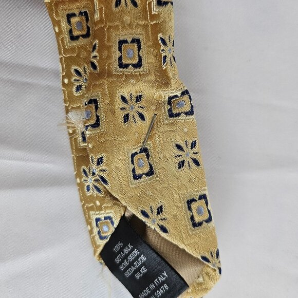 Lot Of 3 Designer Silk Ties - Nautica Robert Talbott & Vaniel Milano - Picture 11 of 11